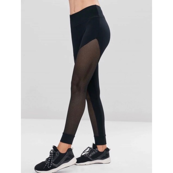 High waist mesh leggings - Picture 3 of 8